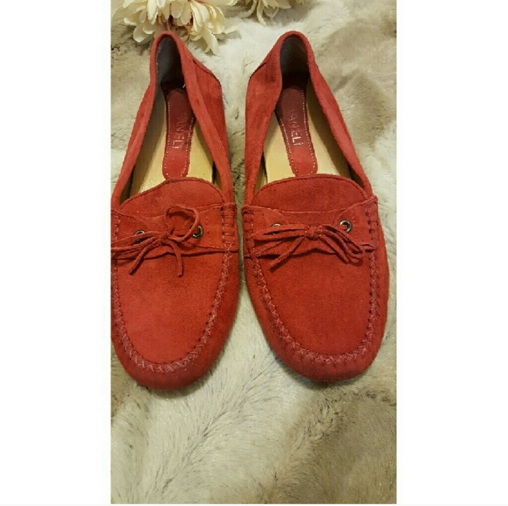 Vaneli red loafers